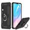 LeYi for Xiaomi Mi 9 Lite/CC9/A3 Lite Case and Screen Protector, Ring Holder [Military Grade] Protective Silicone TPU Personalised Shockproof, Black
