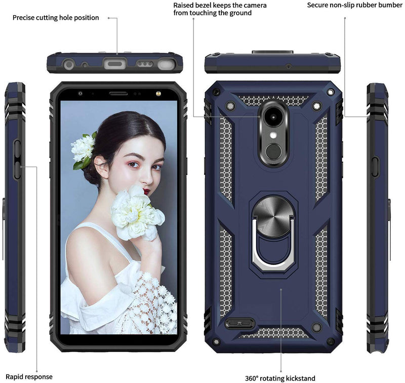 LG Tribute Empire Case,LG Aristo 3/Aristo 2/Rebel 4 LTE/Aristo 2 Plus/Phoenix 4/Tribute Dynasty/Zone 4 Phone Cases with HD Screen Protector