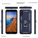 LeYi Xiaomi Redmi 7A Case and Screen Protector, Rotating Ring Holder [Military Grade] Protective Silicone TPU Personalised Shockproof Hard Armour