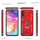 LeYi Galaxy A70/A70S Case with Ring Holder,Full Body Protective Silicone TPU Personalised Shockproof Tough Armour Phone Cover with 2 Tempered Glass