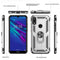 LeYi Huawei Y6 2019 Case/Honor 8A with Ring Holder, Full Body Protective Silicone TPU Shockproof Tough Armour Phone Cover and 2 Tempered Glass Screen