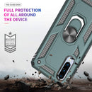 LeYi Huawei P30 Lite Case with Ring Holder Kickstand, Full Body Protective Silicone TPU Shockproof Tough Armour Hard Phone Cover and 2 Tempered Glass