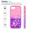 iPhone 6s / 6 Case, iPhone 7 Case, iPhone 8 Glitter Case with Tempered Glass Screen Protector [2Pack] ,LeYi Moving Quicksand Clear Case