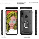 LeYi Case for Huawei P Smart Z with Ring Holder Kickstand, Full Body Protective Silicone TPU Personalised Shockproof Tough Armour Phone Cover