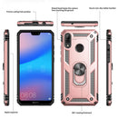 LeYi Huawei P20 Lite Case with Ring Holder Kickstand,Full Body Protective Silicone TPU Gel Personalised Shockproof Tough Armour Phone Cover