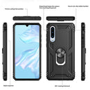 LeYi Huawei P30 Case with Ring Holder Kickstand, Full Body Protective Silicone TPU Personalised Shockproof Tough Armour Phone Cover with Screen