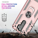 LeYi for Xiaomi Redmi Note 8 Pro Case and Tempered Glass Screen Protector(2 Pack),Ring Holder [Military Grade] Protective Silicone TPU Shockproof