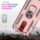 LeYi for Xiaomi Redmi 8/Redmi 8A Case with HD Screen Protector(1 Pack),Ring Holder [Military Grade] Protective Silicone Shockproof Tough Armour Cover