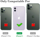 iPhone 11 Case (2019) with Tempered Glass Screen Protector [2Pack], LeYi  Phone Case for Apple iPhone 11 iPhone XI 6.1inch ZX Teal/Purple