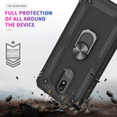 LeYi LG Stylo 5 Case,LG Stylo 5 Phone Case, [Military Grade] Magnetic Car Ring Holder Mount Kickstand Cover Phone Case for LG Stylo 5, JSFS Black