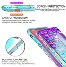 iPhone 11 Case (2019) with Tempered Glass Screen Protector [2Pack], LeYi  Phone Case for Apple iPhone 11 iPhone XI 6.1inch ZX Teal/Purple