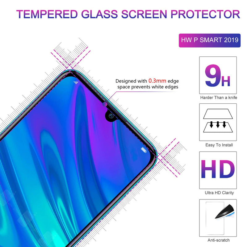 LeYi for Huawei P Smart 2019/Honor 10 Lite Case with Ring Holder,Military Grade Protective Silicone TPU Shockproof Hard Armour Phone Cover