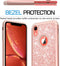 iPhone XR Case with Tempered Glass Screen Protector [2 Pack], LeYi  Phone Cover Cases for Apple iPhone XR 10 10XR (6.1") TP Rose Gold